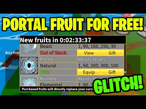 Blox Fruits  Permanent Portal Fruit [BEST PRICE]