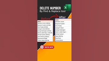 Erase Numbers INSTANTLY with 1 Excel Trick! 🤯 #shorts