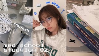 STUDY VLOG: practicals, allnighters, thrifting textbooks, wisdom teeth extraction