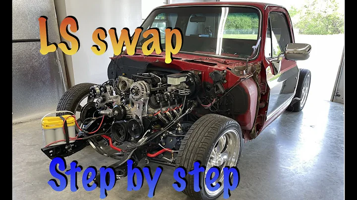 New Square Body Build Part 8: LS install step by step