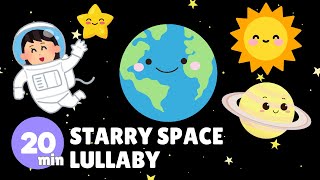 STARRY SPACE SOFT LULLABY | HIGH CONTRAST BABY SENSORY [NEW 4K]