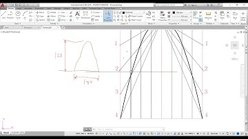 How to draw a PARABOLA using rectangular method, in Autocad