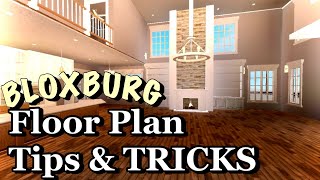 BLOXBURG - Floor Plan/Layout TIPS for Family Home (Speed Build) | ROBLOX