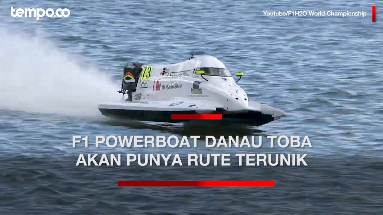 rute f1 powerboat danau toba