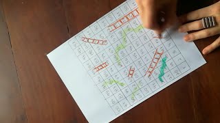 Como hacer tu propio juego de serpientes y escaleras!Juegos para la cuarentena🙌😃. Para jugar en casa screenshot 5