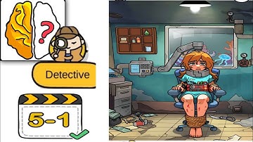 Brain out Detective level 5-1 Walkthrough Solution