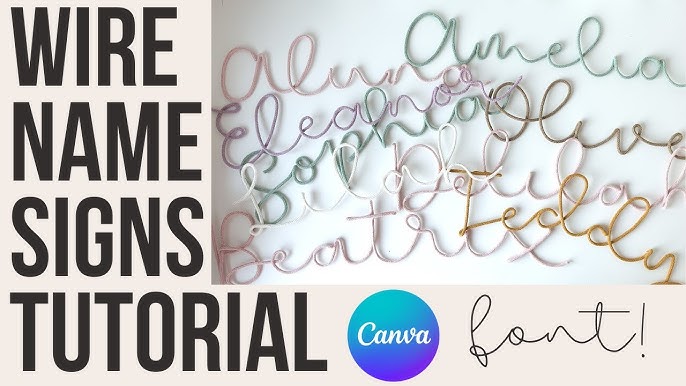 Diy Wire Words-How To Create Hand Formed Personalized Phrases - Youtube