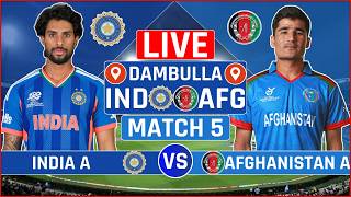 India A vs Afghanistan A Live Score | IND vs AFG 5th ODI Live Audio Commentary screenshot 3