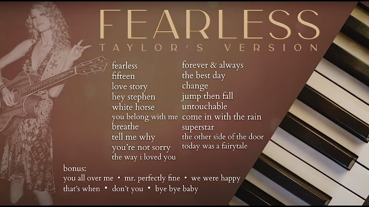 Fearless Piano version - Piano performance video thumbnail