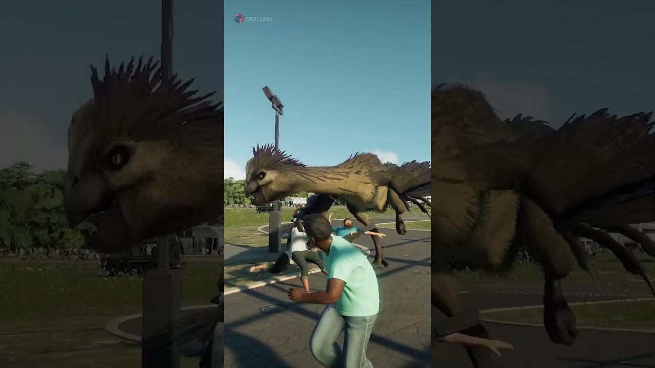 Gigantoraptor hunts but doesn't eat - Jurassic World Evolution 2