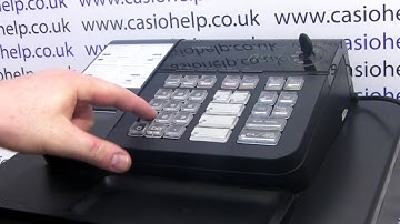 Casio SE-S10 / PCR-T280 Cash Register Instructions On How To Use The RC Button