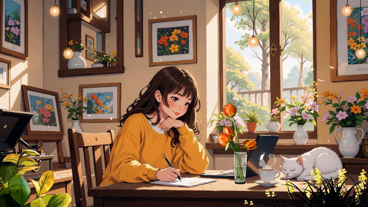 Positive Mood 📚 Chill lo-fi hip hop beats 🍀 Background Study Music for ...