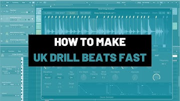 How to make UK Drill beats in Logic Pro X FAST (3 MINUTES) | LOGIC PRO X UK DRILL TUTORIAL 2021