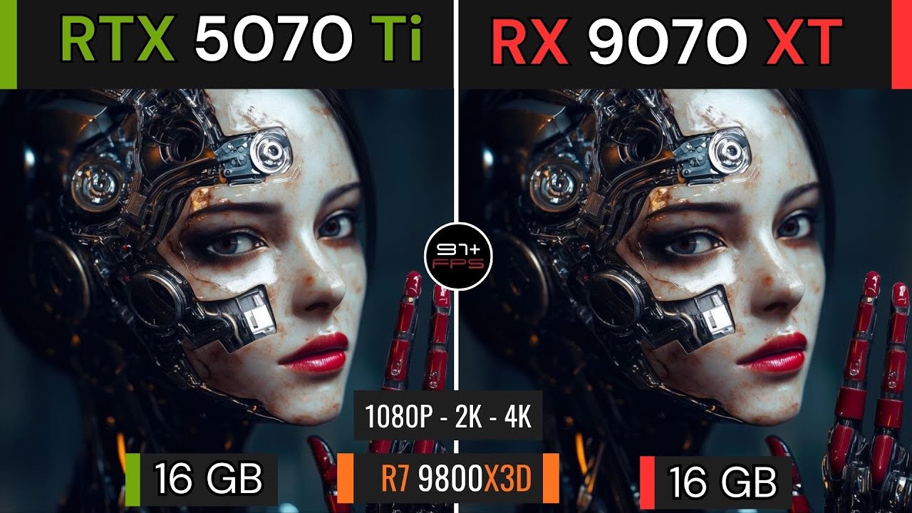 RX 9070 XT VS RTX 5070 Ti : TEST IN 1080P - 2K - 4K - YouTube