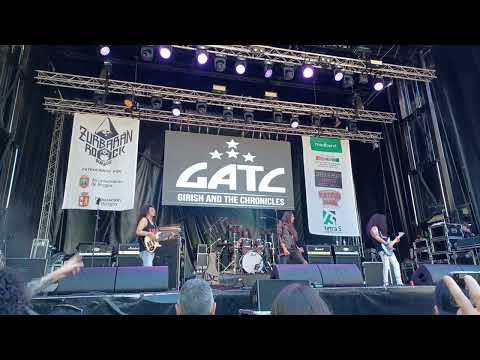 Girish and the Chronicles - Hail To The Heroes live Zurbaran Rock, Burgos, Spain 09/07/22