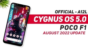 Poco F1 | Cygnus OS 5.0 Official | August Update | Android 12L | New Features