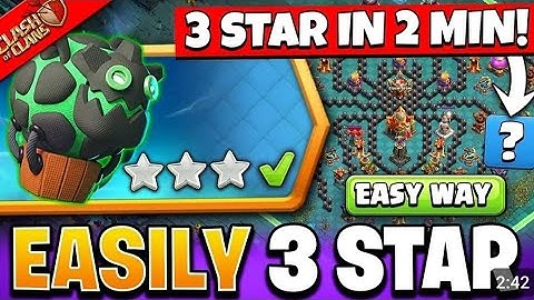 How to 3 Star No Strings Attached Challenge in Clash of Clans  #clashofclans #coc
