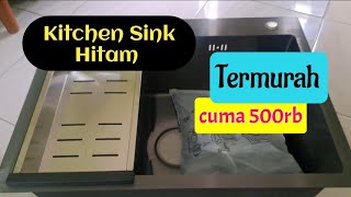 Kitchen Sink Hitam 6045 Bak cuci Piring Termurah - Kitchen Sink Black