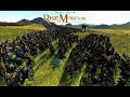 Footmen of Rohan & Lindon Defend Against Saruman's Horde - Total War Attila Rise Of Mordor Mod