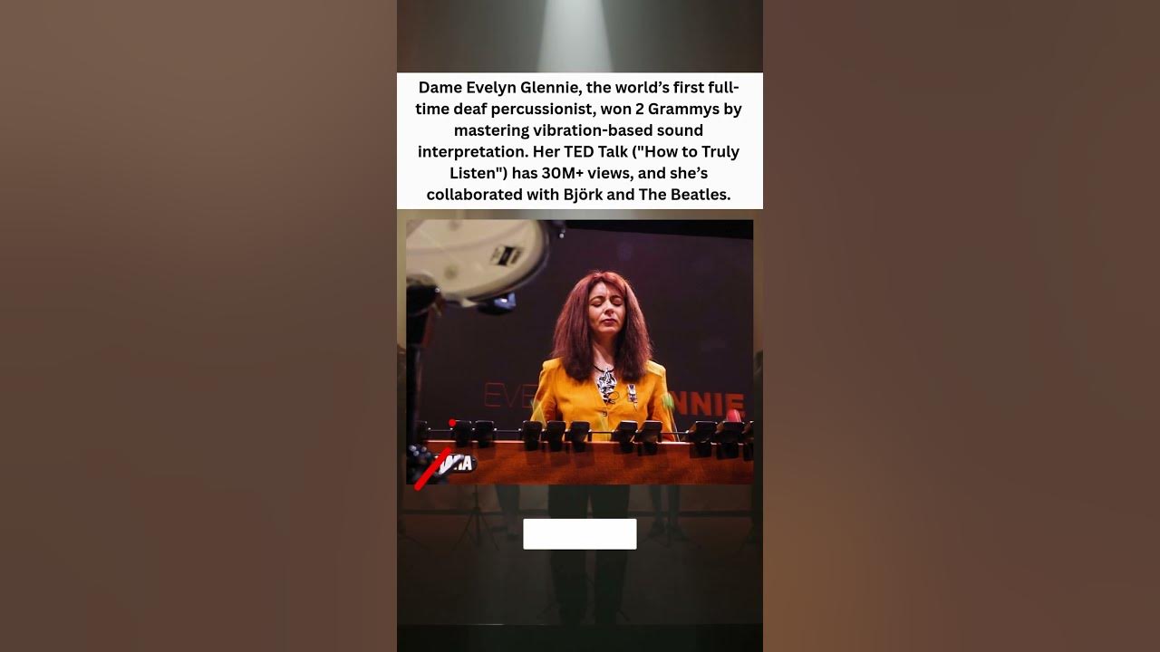 How a Deaf Musician Changed the Way We Listen – Evelyn Glennie’s Story #shorts How a Deaf Musician Changed the Way We Listen – Evelyn Glennie’s Story #shorts