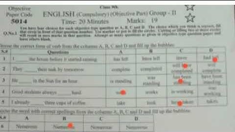 Solved Mcqs 9th English Fsd Board (group 2) 2023