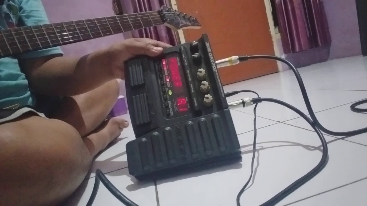 Review efek gitar zoom Gfx707 Japan YouTube Review efek gitar zoom Gfx707 Japan YouTube