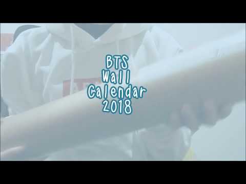 UNBOXING-BTS _ Wall Calendar 2018