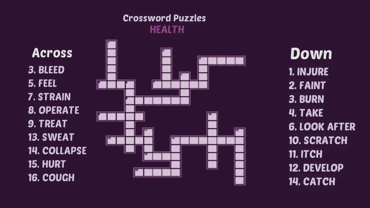 Crossword Puzzle Game In English | Puzzles With Answers - YouTube