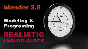 Blender 2.8: Making Analog Clock - Blender Programming