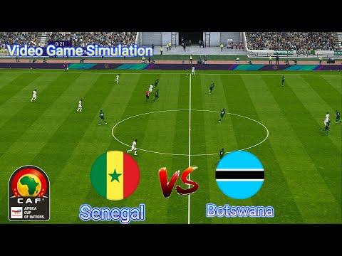 LIVE Senegal Vs Botswana CAF Africa Cup Of Nations 2025 2 Video Game Simulation 