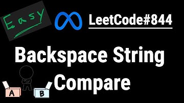 Backspace String Compare - LeetCode #844 | Python, JavaScript, Java, C++