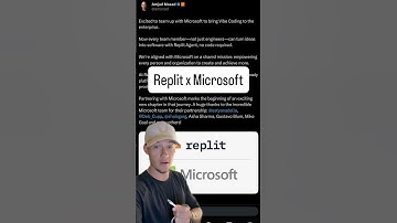 Replit x Microsoft #replit #ai