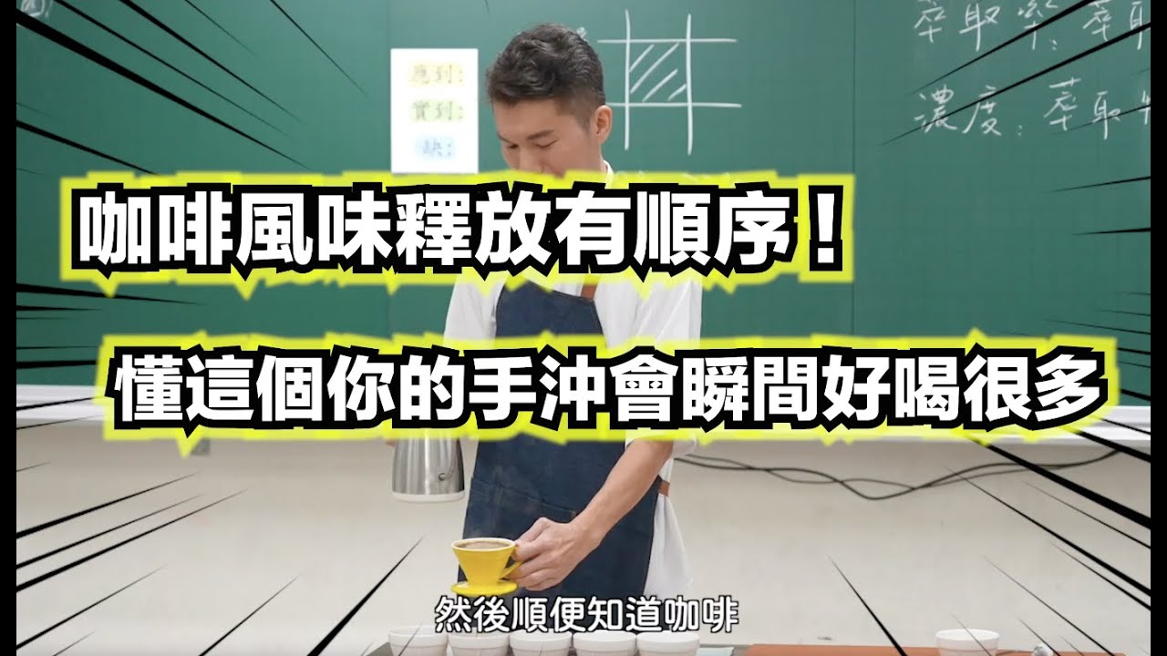 EP10.咖啡越沖越好喝，風味釋放順序＋金杯理論