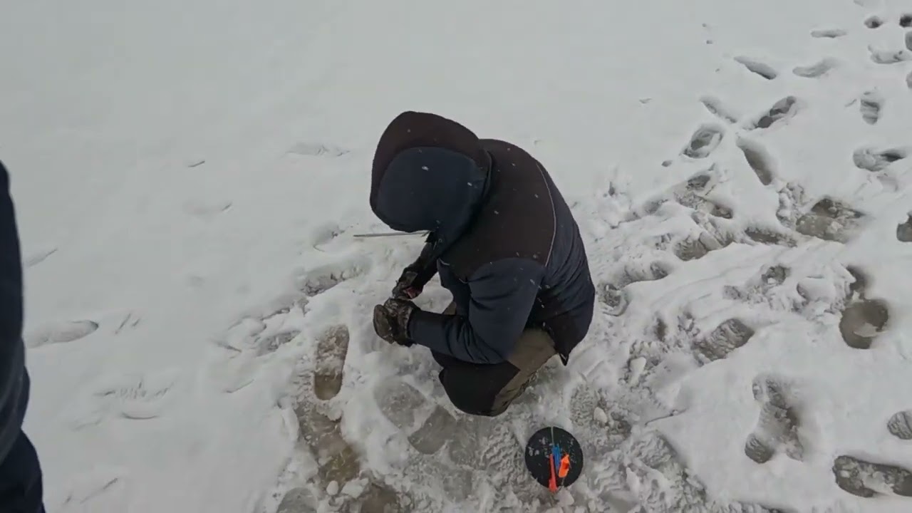 Рыбалка на жерлицы , в Ленинградской области 