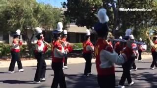 Northgate HS marching band entertains neighborhood while fundraising during annual march-a-thon