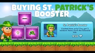 Pixel Worlds | Buying 20 St.Patrick's Boosters!