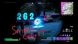 Snipers only Fortnite challenge!
