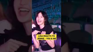 Lisa Reacts to Jennie's performance #jenlisa #lisa #shorts