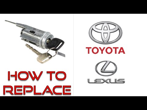 How To Replace Lock Cylinder For Toyota - YouTube