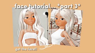 face tutorial *ZEPETO* part three lol