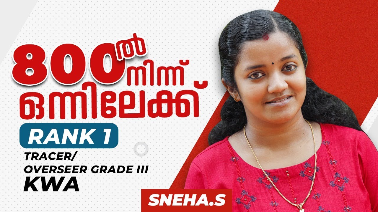 Chat With Santhosh Wincentre ( Session with Sneha S 1st rank - KWA Grade III, Work Superintendent )