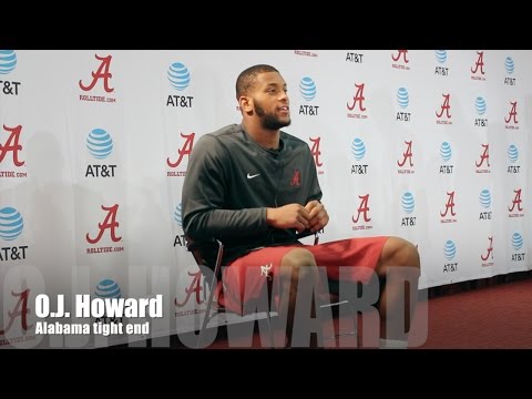 Alabama TE O.J. Howard talks SEC Championship - YouTube Tide 102.9