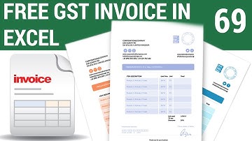 Free GST Invoice Creating Software in Microsoft Excel Tamil | Invoice Creating Software in Excel
