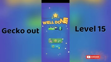 Gecko Out Level 15 Walkthrough 🧩 | Step-by-Step Puzzle Guide | SolutionGuruji