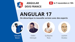 Angular Devs France #2 | Sortie Angular 17