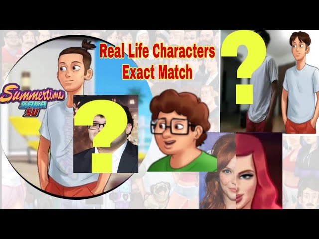 Summertime Saga Characters in real life | update 0.20.1 | latest update of Summertime saga class=