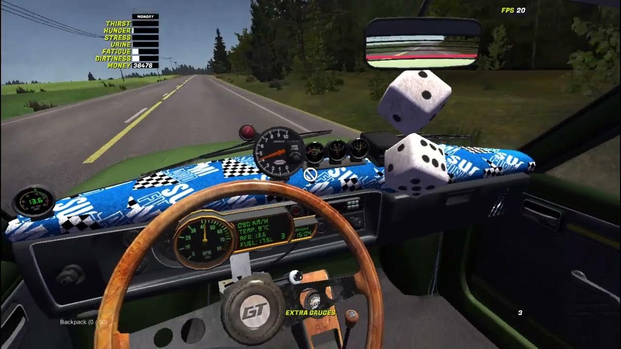 My summer car. Jail. Strawberry picking and brutal accident and