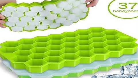 1pcs Honeycomb 37 Lattice Cube Tray Maker With Lid DIY Ice Mold