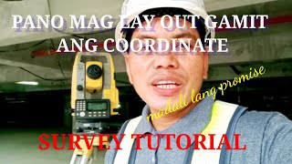 How to lay out using coordinate/survey tutorial/S-O DATA /occupy/backsight/TOPCON TOTAL STATION screenshot 5