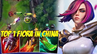 THE BEST FIORA PLAYER IN THE WORLD (1VS9 GAMEPLAY) - WILD RIFT